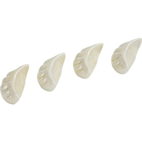 100pcs ceramic dumplings Chopstick Holder Set Support Fork Coffee Spoon Creative Dinnerware Stand Kithchen Tools