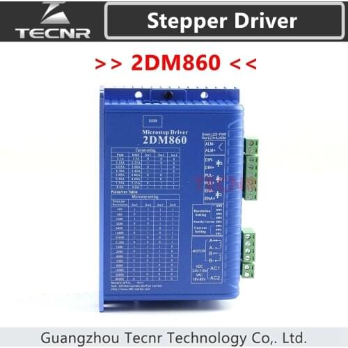 2 phase 2DM860 Stepper motor driver 30-80V 2.1-8.4A for cnc router