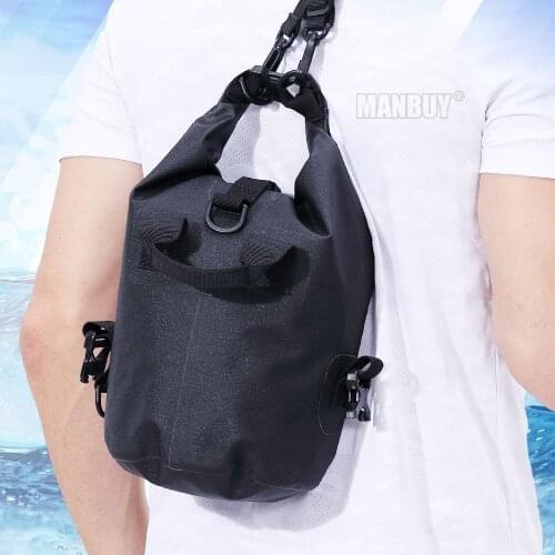 2020 Original Nitecore WDB05 5L 500D TPU Waterproof Dry Bag Hight Capacity Outdoor Camping Bag BLACK