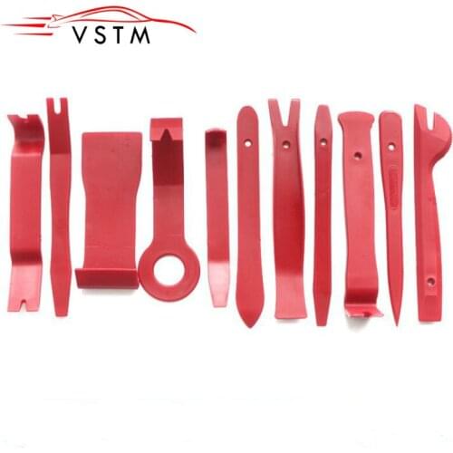 4/11pcs Car Trim Removal Tools Kit Car Panel Door Audio Trim Removal Tool Kit Radio Panel Interior Door Clip Panel Pry Tool