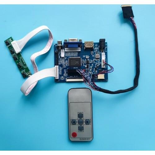 For LTN156AT05 40pin 2AV LCD remote Screen LED panel 15.6" 1366×768 display HDMI-compatible VGA Controller Board kit