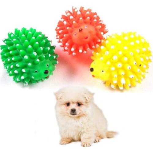 Legendog Funny Dog Toy Puppy Ball Toys Interactive Pet Chew Toy Hedgehog Realistic Bite Proof Puppy Teething Toy Dog Squeaky Toy