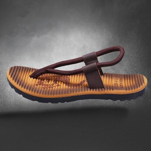 Summer Creative Personality Fashion Vietnamese Flip-Flops Mens Rubber Sole Wear-Resistant Non-Slip Outdoor Sports Beach Sandals