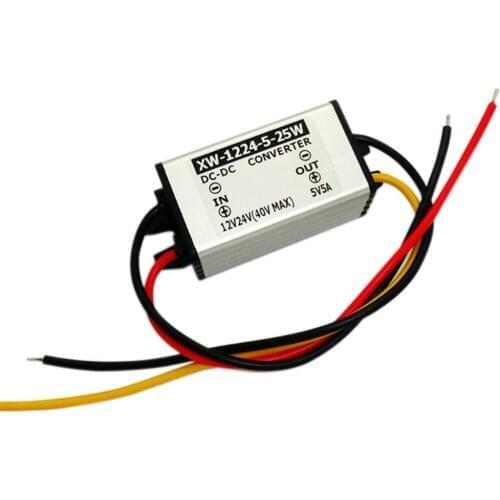 Best Price DC DC Power Supply Converter 12V/24V(6.5-40V) Step Down To 5V 5A 25W Regulator Module Adapter For LED Car Display