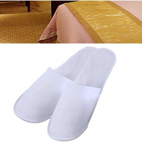 Disposable Slippers Closed Toe Disposable Slippers And Size Women Spa Fit Guest For Men For Hotel Used L4Z8