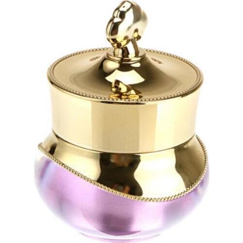 2018 Hot 1PC Plastic Refillable Bottles Crown Shape Empty Pot Makeup Jar Travel Face Cream Lotion Cosmetic Container Party Decor