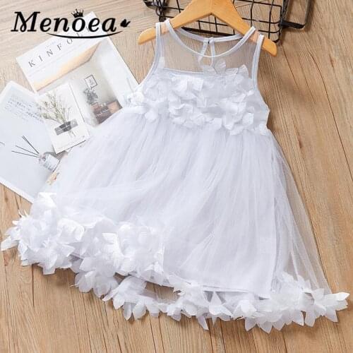 Menoea baby Girls Dress New Summer Floral Kids Costume Children Clothing for girls Princess Dress Kids Girls Party Dress
