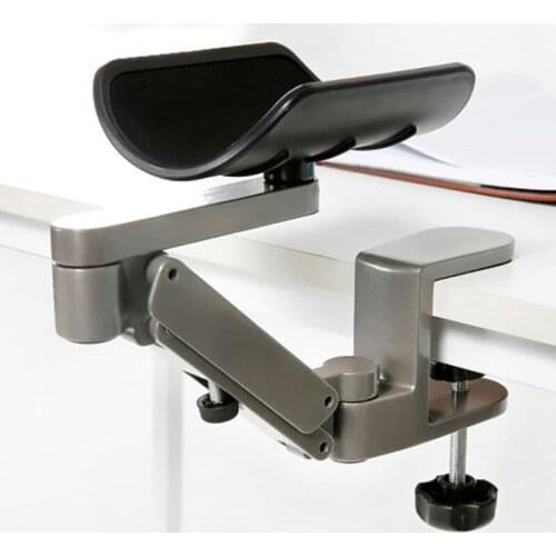 Aluminum Alloy Lifting Computer Desktop Support Bracket Table Wrist Brace Adjustable Mouse Pad Arm Support Frame