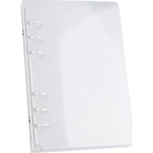PPYY-6-Ring Binder Plastic File Folder, Suitable for Letter-Sized Office Supplies A5