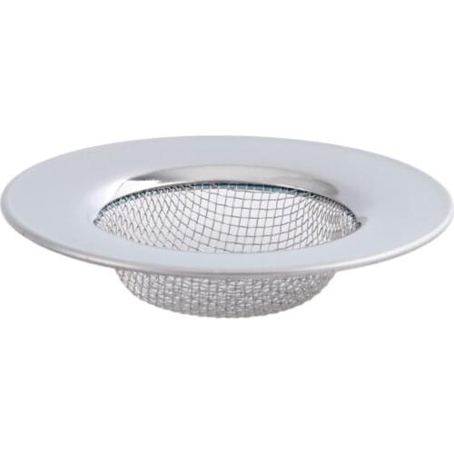 1Pc Kitchen Sink Strainer 6.4CM Stainless Steel Sink Drain Cover Drainer Basin Filter Mesh Sink Strainer for Bathroom Shower