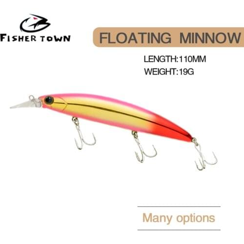 Fisher town 90mm 28g sinking Wobblers crankbaits hardbait Minnow Japan camping outdoor fishing lure for fishing