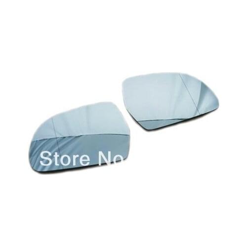Blue Tinted Aspherical Side Mirror Glass For Audi A4 B8 / A3 8P / A5 B8