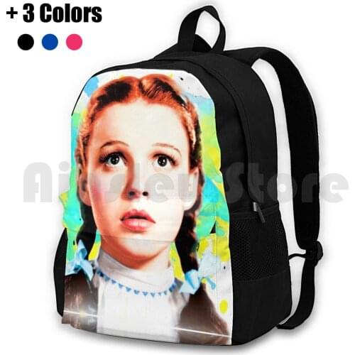 Dorothy Outdoor Hiking Backpack Waterproof Camping Travel Dorothy Gale Judy Garland Vintage Hollywood Film Old Hollywood