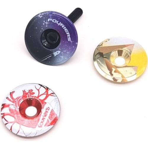 FOURIERS Bicycle Headset Caps 1-1/8" 31.8mm Mountain Bike Cycling MTB Headset Stem Top Cap Cover