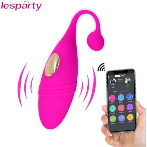 Bluetooth APP Control Vibrator Sex Toys For Couples Dildo G Spot Clitoris Stimulator Vagina Egg Vibrator For Women Sex Shop