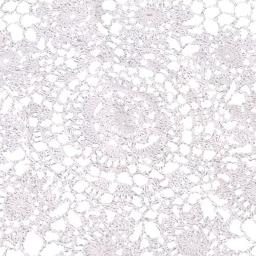 50cm White/Beige Vintage Table Cloth Cotton Lace Doily Decorative Tablecloth Dining Table Cover Wedding Party Hotel Home Decor