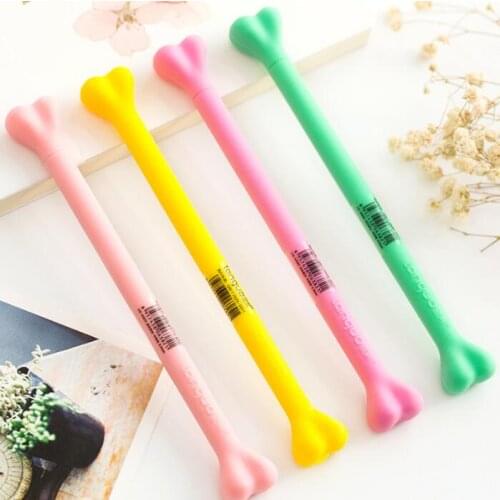 0.5mm Simple Candy Color Bone Gel Pen Ink Pen Promotional Gift Stationery School & Office Supply