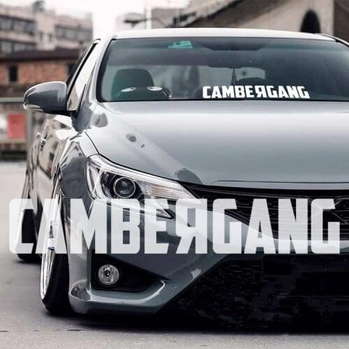 58*10CM JMD CAMBERGANG Personalized Car Stickers Decals Front and Rear Windshield Vinyl Glue Sticker Creative Stickers