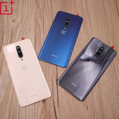 6.67''Original For OnePlus 7 pro Battery Cover Camera Frame Lens Rear Door Housing Case For OnePlus 7pro GM1911 GM191 Adhensive