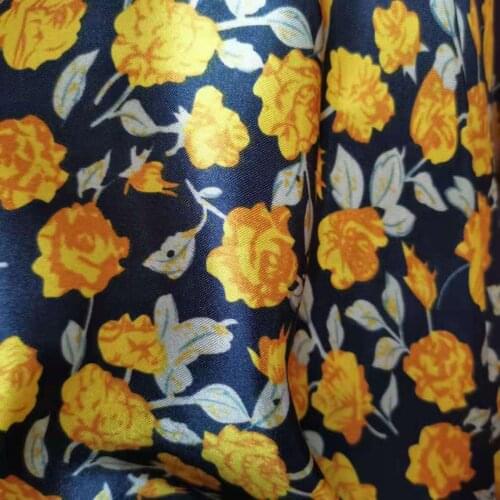 Satin Ribbon Craft Soft Fabric DIY Lining Material Colorful Weave Printed Glossy Poly