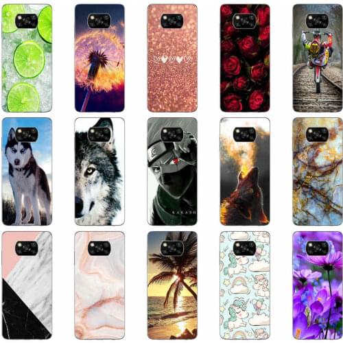 Case for Xiaomi POCO X3 NFC Cases tpu Back Cover Phone Case For POCO X3 NFC Funda Capa coque bumper 6.67 inch shell