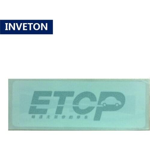 Sample shipping 5pcs windshield rfid uhf tag label adhesive stickers 860-960mhz for vehicle windshield tag