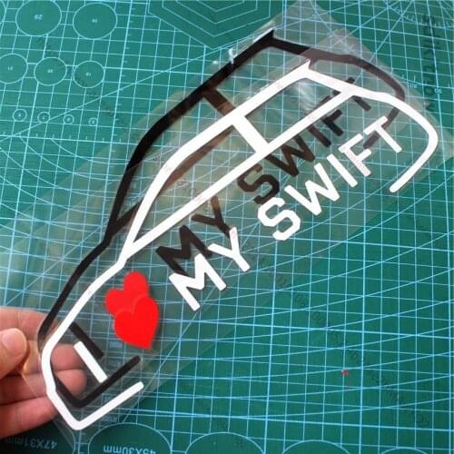 I love my car Decal Funny Creative Sticker Auto Styling Door Window Decoration For suzuki swift accessories