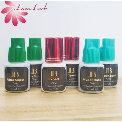 Korean Original Eyelash Extension Glue IB i-beauty Brand Eyelashes Glue Black Lash Glue 5ml Eyelash Makeup Tools Lava Lash Shop