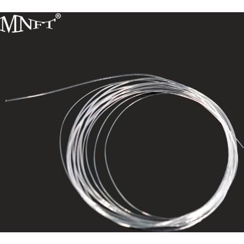 MNFT 2PCS Tapered Leader Fly Fishing Line 9FT Sink Clear Nylon Fishing Lines