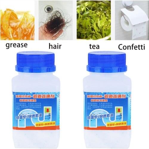 Powerful Pipe Dredging Agent Deodorant Alkaline Solvent Detergent Kitchen Sewer Toilet Dredge Cleaning Tools Pipeline Dredger