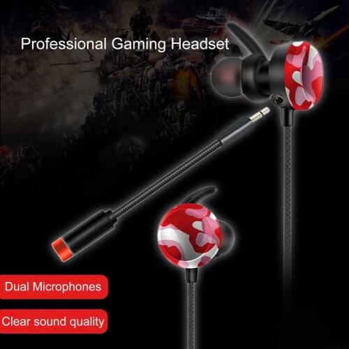 GM-D8 fans of color video games in the ear eating chicken earphones intelligent listening to sound discrimination bass earphones