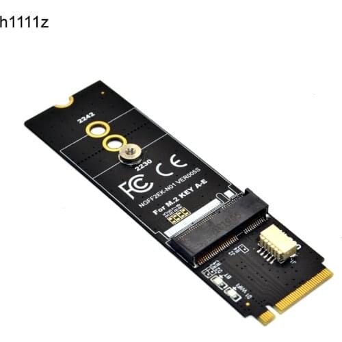 M.2 KEY-M to KEY A-E/E Adapter Riser Card for M.2 NGFF PCIE Protocol Wireless Network Card Module Support 2230 2242 size M2 Card