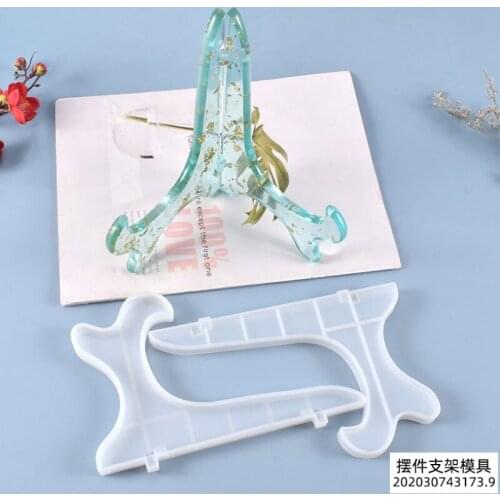 Foldable Book Holder Mold Photo Stand Resin Molds DIY Silicone Mold for Book Frame Holder Mold