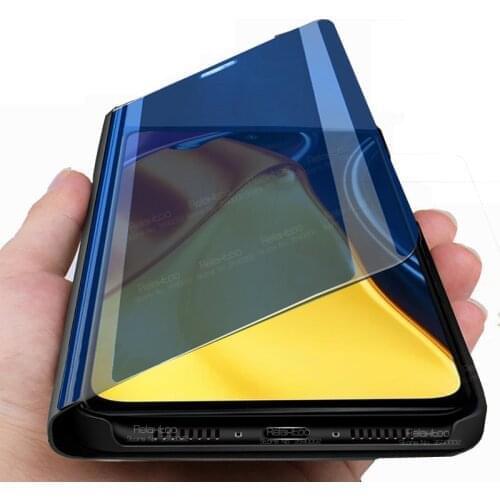 Smart Mirror Magnetic Flip Case For Xiaomi Mi Poco M3 Pro PocoM3 Little Pocophone M 3 M3Pro 5G 2021 Stand Book Phone Cover Coque