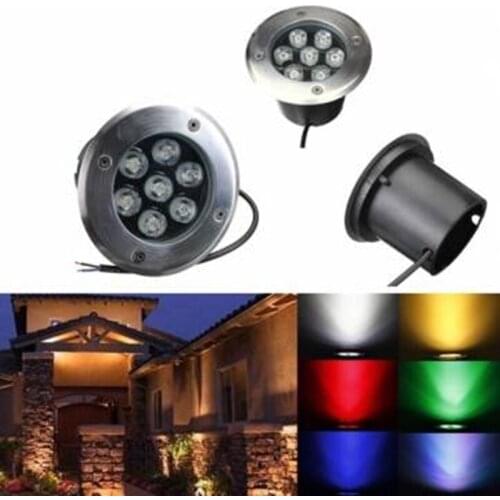 7w Waterproof led Landscape garden underground IP67 Outdoor Buried Garden Path Spot Recessed Inground Lighting DC12 / AC85-265V