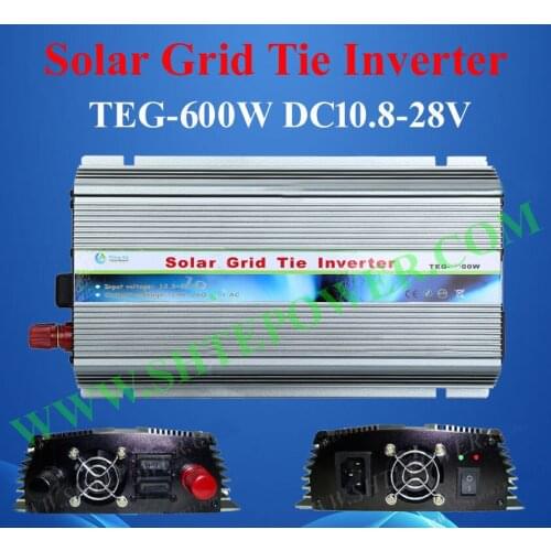 High-Frequency High Conversion Rate 220v 230V solar grid tie inverter 600w