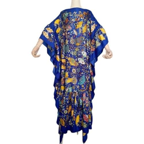 Twill robe femme hiver Elegant kuwait ملابس نسائيه Women africa Splicing Stripe Print Female dresses Vestdios abaya turkey