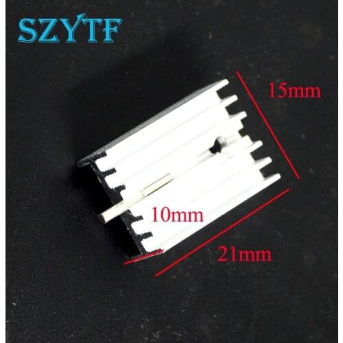 50pcs Heat sink 21*15*10MM (with pin) TO-220 transistor and other special high-quality radiator