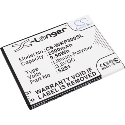 Cameron Sino 2500mah battery for WIKO Pulp 3G Pulp 4G Rainbow Jam 4G Robby batteries