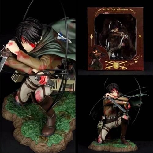 Anime Attack on Titan Artfx J Levi Renewal Ver. PVC Action Figure Model Toys Collectible Doll Gift