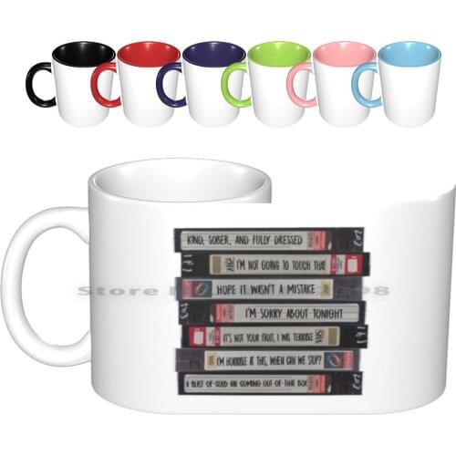 Brooklyn 99-Title Of Your Sex Tape ( Clean Font ) Ceramic Mugs Coffee Cups Milk Tea Mug Brooklyn 99 99 Brooklyn Tv Cool Top