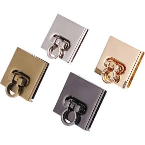THINKTHENDO Metal Twist Lock Bag Case Clasp For Handbags Crossbody Shoulder Bag Purse Accessories DIY Craft