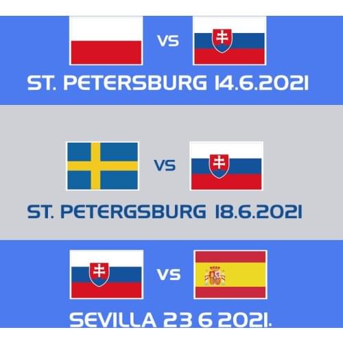 2021 Slovak Match Details Slovak vs Spain Sweden Poland Heat Transfer Soccer Badge iron on patches
