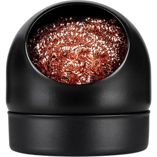 Kellyshun Welding Soldering Solder Iron Clip Cleaner Cleaning Steel with Sponge and Holder