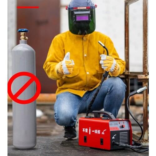 NB-200 airless two shielded welding machine small portable 220v household copper carbon dioxide gas shielded welding machine