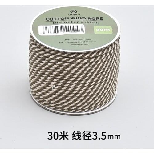 New Style Tent Cotton Bag Polyester Windproof Tent Wind Rope Curtain Rope Outdoor Camping Tent Accessories Windproof Rope