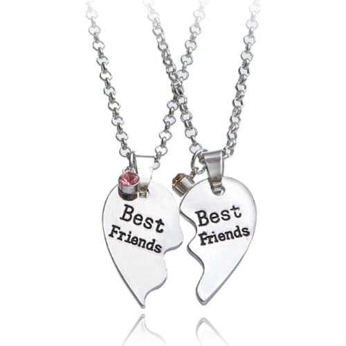 Best Friend Nnecklace Two-in-one Detachable Fashion Personality Necklace Pendant For Gift Giving Trend Jewelry