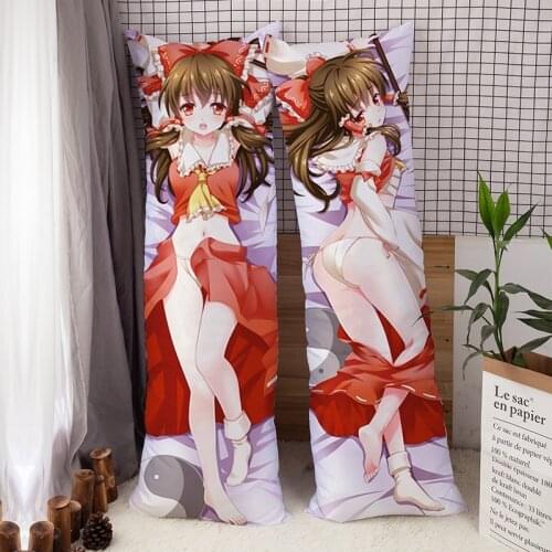 Japanese Anime Girl Pillow TouHou Project Dakimakura Fullbody Loli Pillowcase Sexy hugging Body pillow otaku pillow cover Waifu