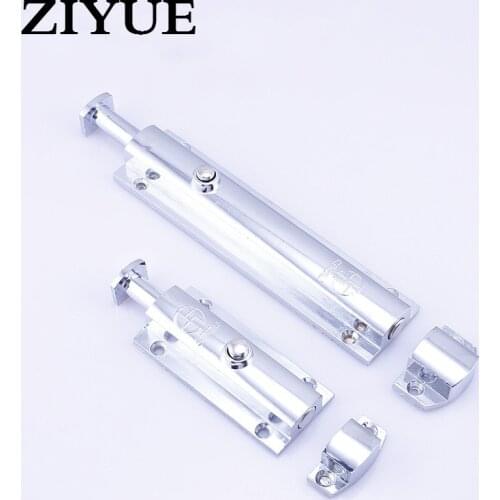 Free Shipping Push-button Anti-theft Automatic Spring Latch Toilet Installation Safety Wooden Door Bolt Self-elastic Lock