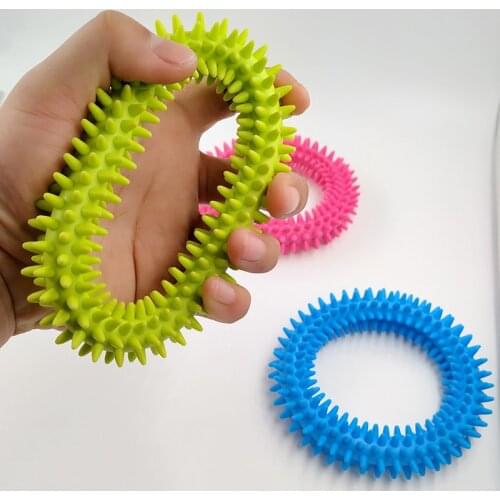 Spiky Sensory Tactile Ring Kids Antistress Bracelet Fidget Toy For Classroom/Office Autism ADHD Increase Focus Relieve Stress